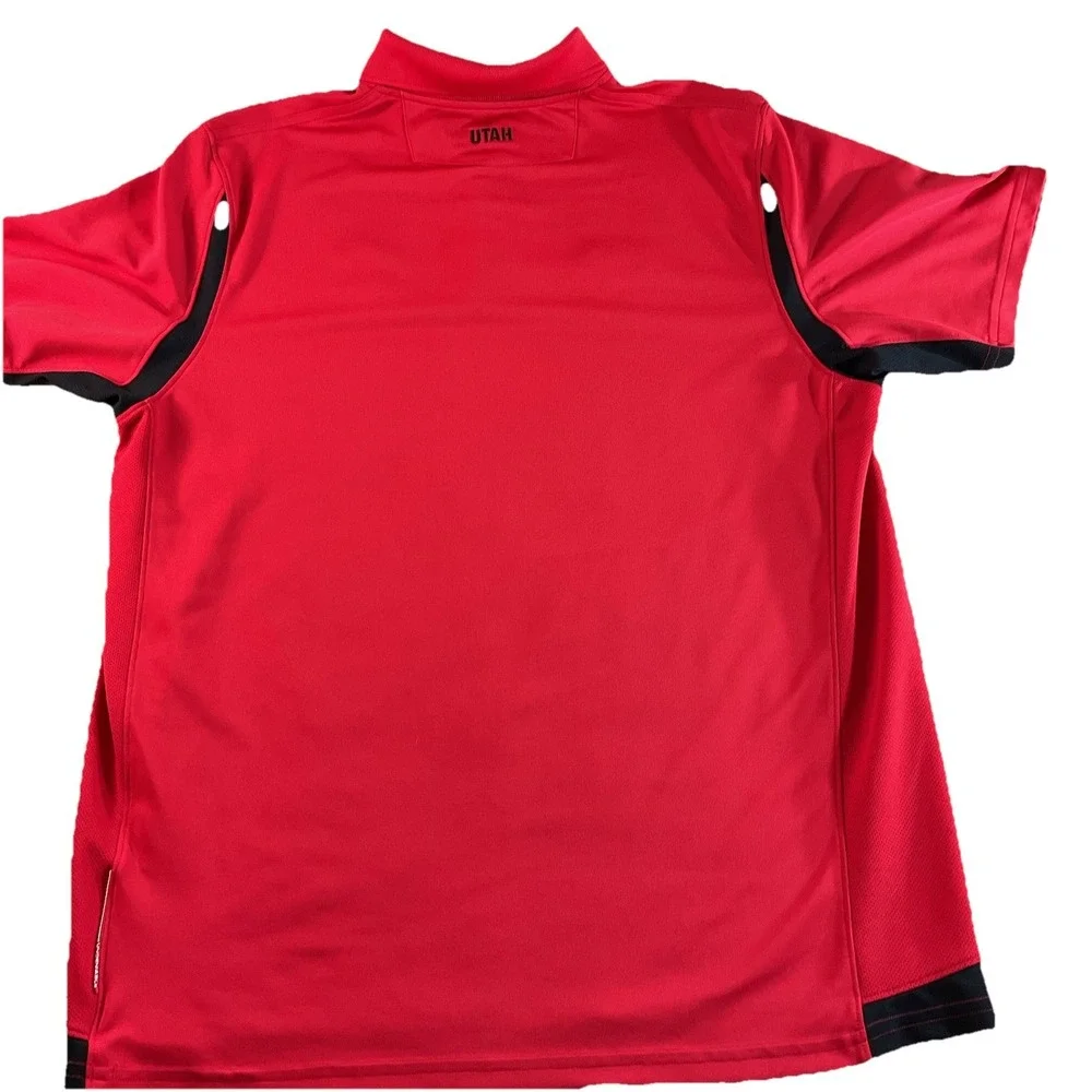 Under Armor/ Utah ‎ Heat Gear Large Short Sleeve Red